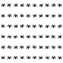 60x MINI FAKE SPIDERS Trick Halloween Scary Arachnids Joke Prank Small Gag Toy Bug