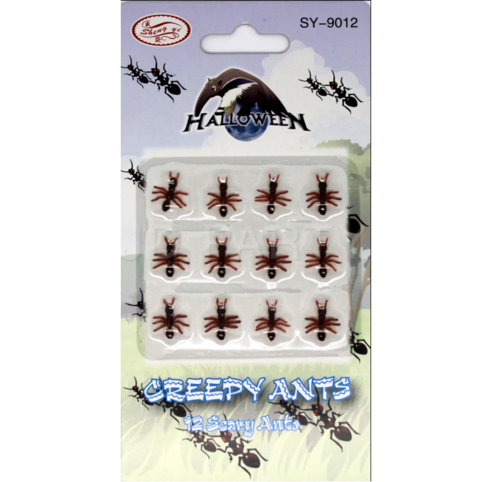 120x MINI FAKE ANTS Trick Halloween Scary Creepy Joke Prank Small Gag Toy Bug