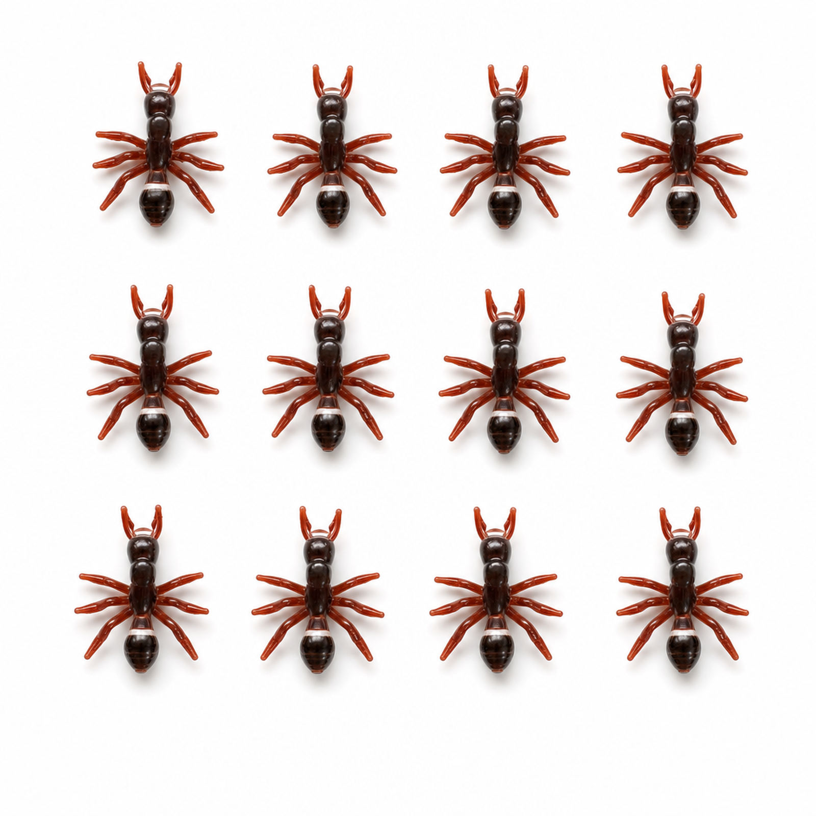 12x MINI FAKE ANTS Trick Halloween Scary Creepy Joke Prank Small Gag Toy Bug