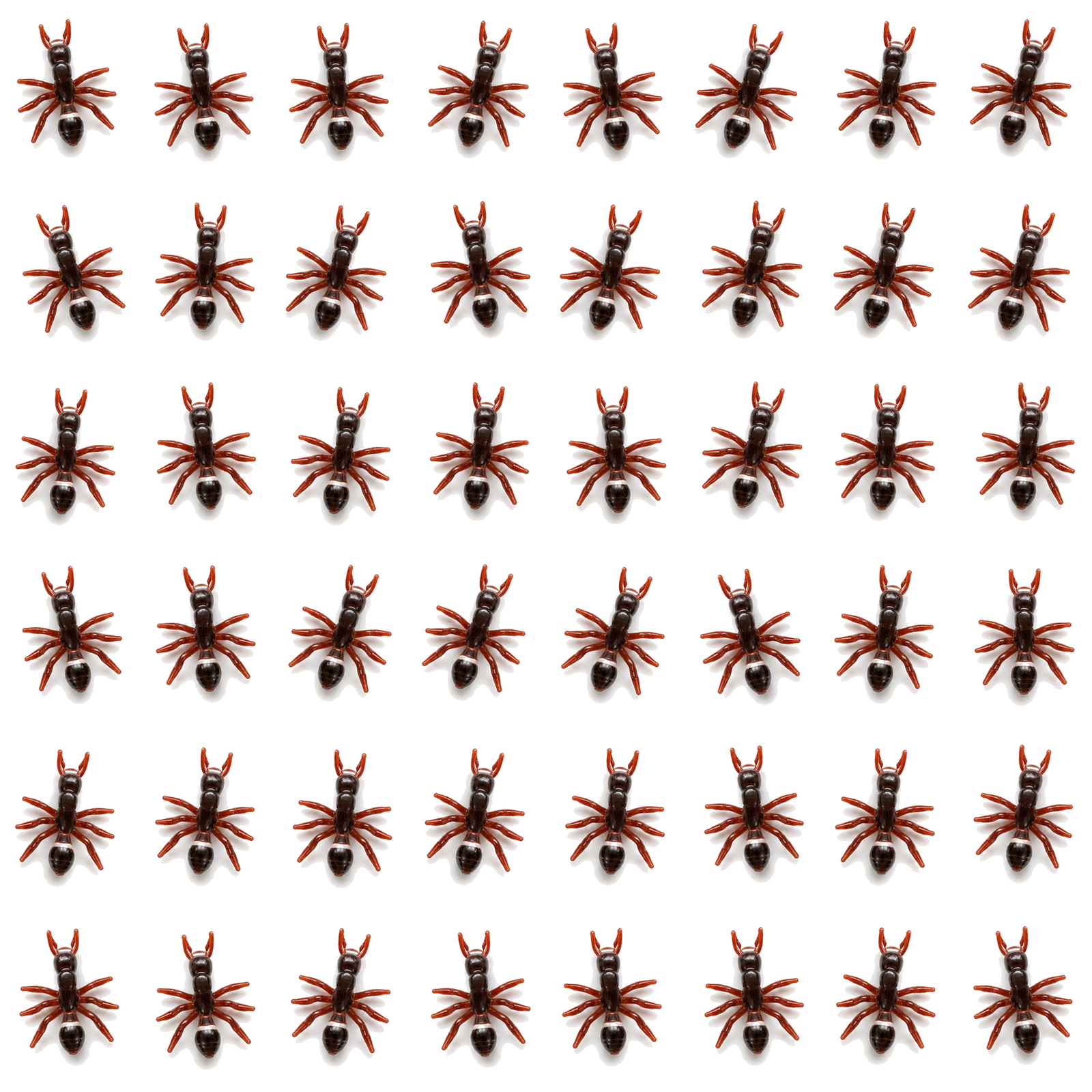 48x MINI FAKE ANTS Trick Halloween Scary Creepy Joke Prank Small Gag Toy Bug