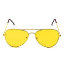 Green and Yellow Gold Aviator Party Glasses – Fun Novelty Set Australia Day