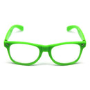 Green Party Glasses w/ Clear Lenses – Fun 80s Australia Day Costume Glasses