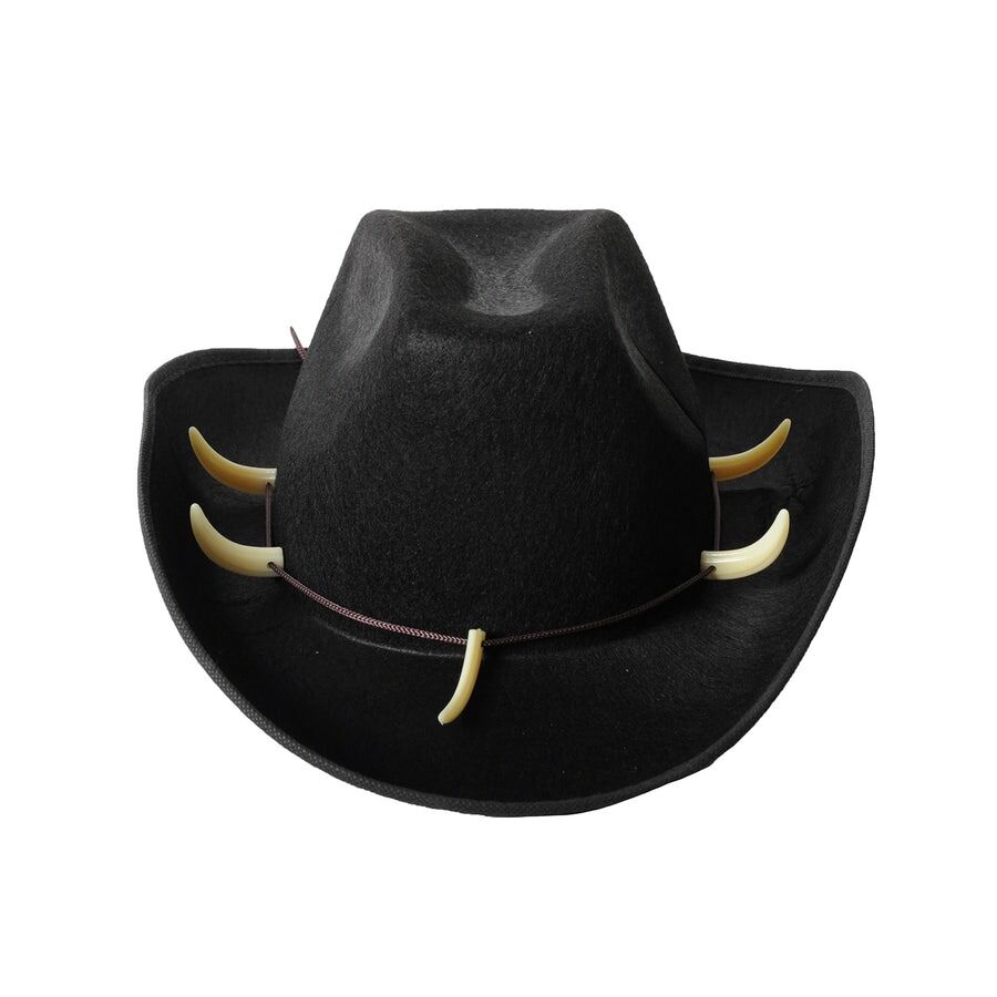 Crocodile Dundee-Style Black Cowboy Hat – Outback & Western Themes