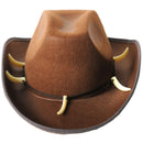 Crocodile Dundee-Style Brown Cowboy Felt Hat – Outback-Inspired