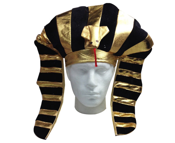EGYPTIAN PHARAOH HAT King Costume Party Ancient Fancy Dress Halloween Pharoah