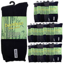 24 Pairs PREMIUM BAMBOO SOCKS Mens Heavy Duty Thick Work Socks Cushion BULK - Assorted Colour Pack