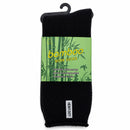 3 Pairs Mens Bamboo Rich Work Socks Thick Cushioned Anti Odour - Black