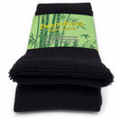 3 Pairs Mens Bamboo Rich Work Socks Thick Cushioned Anti Odour - Black