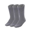 3 Pairs BAMBOO SOCKS Mens Heavy Duty Premium Thick Work Socks Cushion BULK - Charcoal Grey