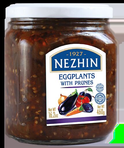 460g Ukrainian Roasted Eggplant Spread with Prunes Baklazhany z Chornoslyvom