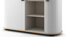 UFOU Fitin Rollin Mobile Roller Shutter Cabinet - Storage with Adjustable Shelves & Wheels