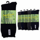 6 Pairs Mens Bamboo Rich Work Socks Thick Cushioned Anti Odour - Assorted