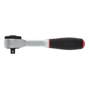 Wurth 3/8" Reversible Ratchet Wrench 360° Twist Handle Chrome Vanadium 175mm DIN 3122