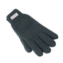 Dents 3M THINSULATE Gloves Snow Ski Knitted Polar Fleece Thermal Plain Winter - Charcoal