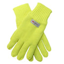 Dents 3M THINSULATE Gloves Snow Ski Knitted Hi Vis Fleece Workwear Winter - Fluro Yellow