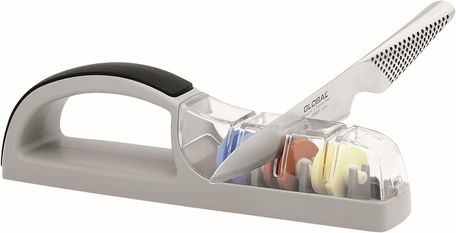 MinoSharp Plus 3-Stage Ceramic Water Knife Sharpener
