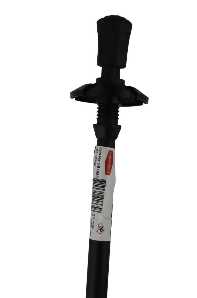 2x Telescopic Adjustable Hiking Pole Folding Walking Stick Adjustable Trekking 105cm - 125cm