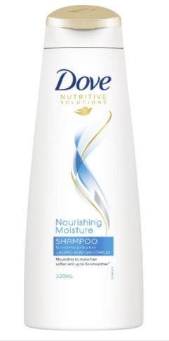 Dove 320mL Shampoo Nourishing Moisture For Normal To Dry Hair