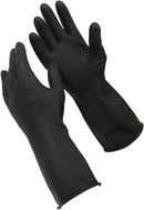 12 Pairs Sabco Heavy Duty Latex Gloves w/ Cotton Lining - Large Size