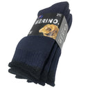 9 Pairs MERINO WOOL SOCKS Mens Heavy Duty Premium Thick Work Socks Cushion in Navy Blue