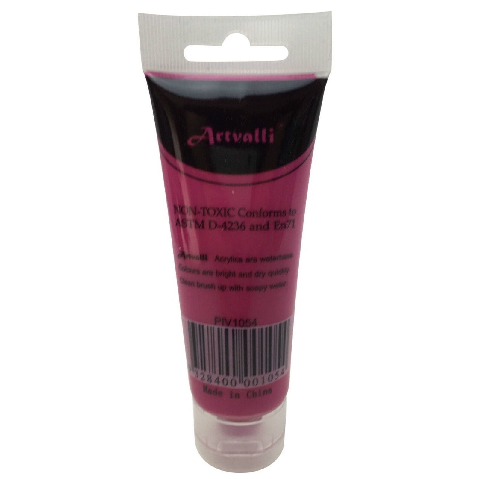 Acrylic Paint 75ml Tube Water Based Non Toxic Artist Craft - Magenta