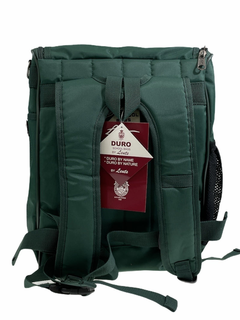 23.5L Leuts Primary Deluxe Backpack School Library Book Bag - Bottle Green