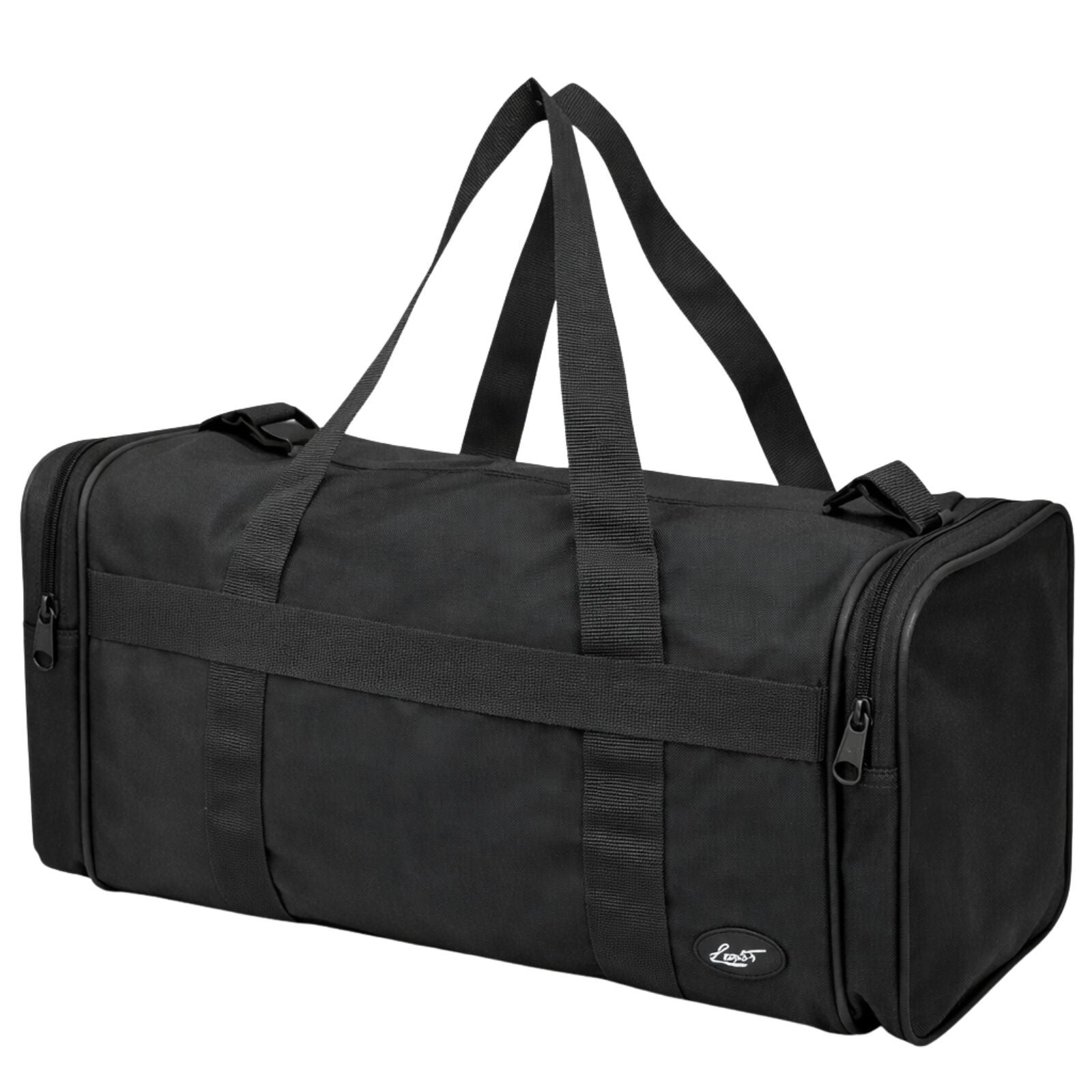 28L Foldable Duffel Bag Travel Gym Sports Luggage Waterproof Polyester - Black