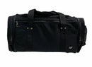 44L Foldable Duffel Bag Travel Gym Sports D-Zip Top Shoulder Strap - Black