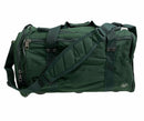 44L Foldable Duffel Bag Travel Gym Sports DZip Top Shoulder Strap - Bottle Green