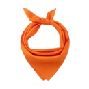 Plain Bandana 100% COTTON Head Wrap Durag Bandanna Summer Biker Scarf Mask - Orange