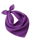 Plain Bandana 100% COTTON Head Wrap Durag Bandanna Summer Biker Scarf Mask - Purple