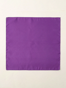 Plain Bandana 100% COTTON Head Wrap Durag Bandanna Summer Biker Scarf Mask - Purple