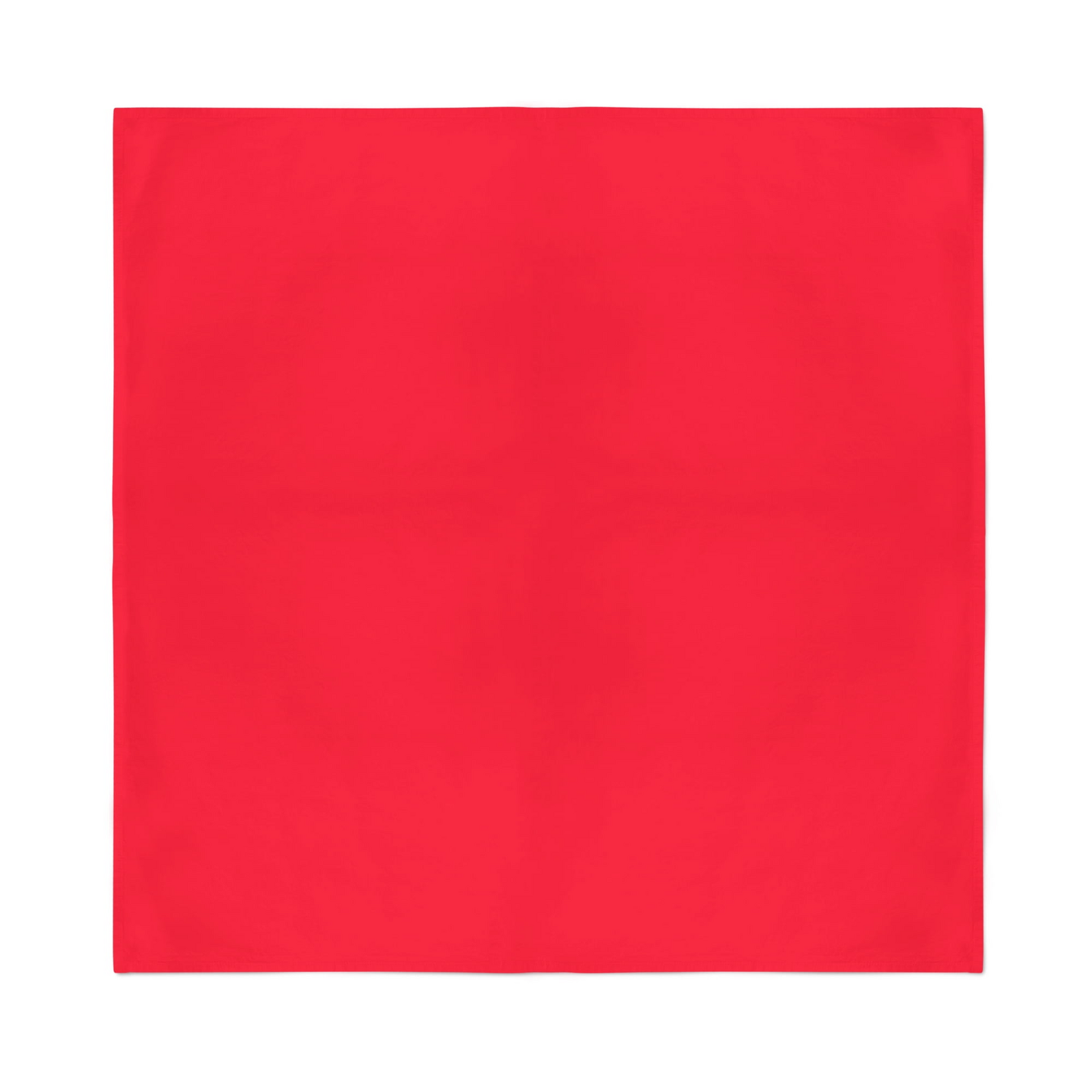 Plain Bandana 100% COTTON Head Wrap Durag Bandanna Summer Biker Scarf Mask - Red