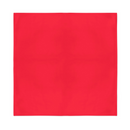 Plain Bandana 100% COTTON Head Wrap Durag Bandanna Summer Biker Scarf Mask - Red