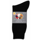 1 Pair Merino Wool Blend Work Socks Thermal Hiking Winter Warm Socks - Black