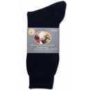 1 Pair Merino Wool Blend Work Socks Thermal Hiking Winter Warm Socks - Navy