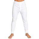Mens Thermal Long John Pants Merino Wool Blend Base Layer Winter Warm - Beige