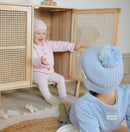Ponchik Babies + Kids Bear Beanie Hat Warm Winter - Love