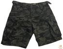 Deluxe Heavy Duty CARGO SHORTS 100% COTTON Drill Summer Work Adjustable - Dark Camouflage - 32""