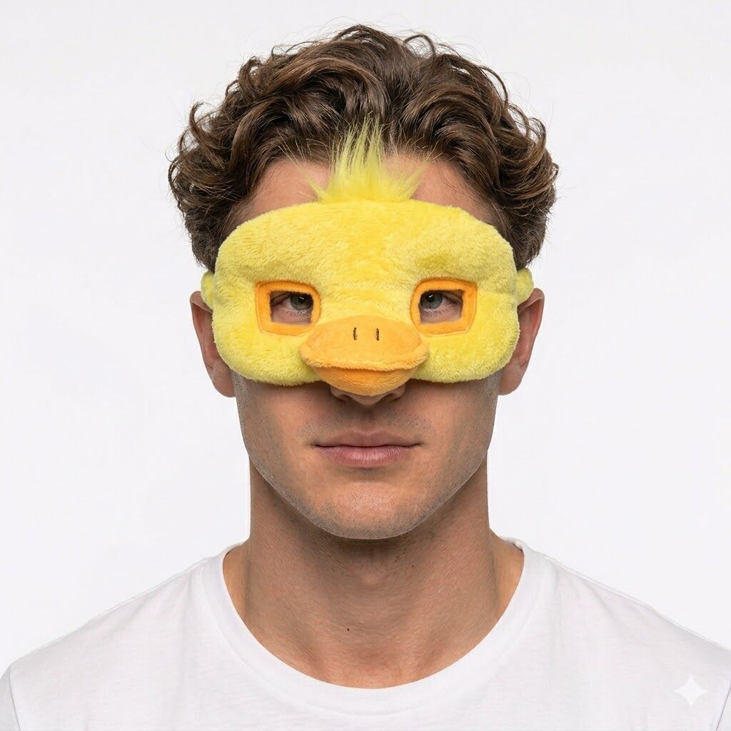 ANIMAL EYE MASK Party Costume Halloween Accessory - Duck