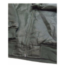 Plus Size Quilted Jacket Zip Up Classic Padded Flight Flying Winter Big & Tall - Bottle Green - 7XL