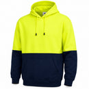 Hi Vis Polar Fleece Hoodie Safety Workwear Jumper Fleecy Jacket UPF 50+ - Yellow