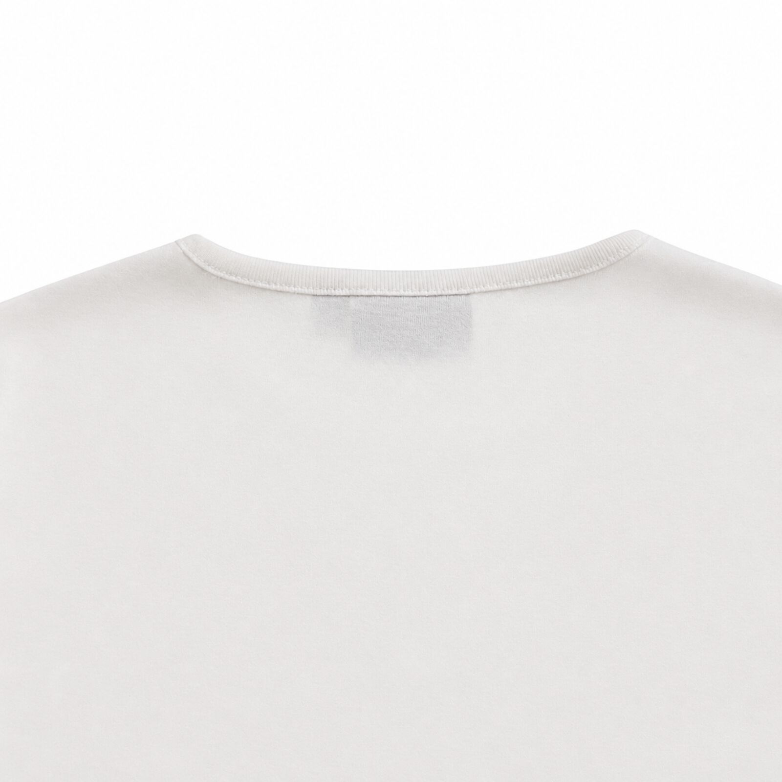 Mens 100% Cotton Long Sleeve T Shirt Plain Basic Slim Fit Tee Casual Top - White