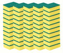 36x Scourer Sponges Strong Commercial Grade Regular Duty 15x10x3cm Bulk
