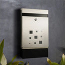 Sandleford  Letter Box Caddy Stainless Steel Lockable Mailbox - Wall Mounted