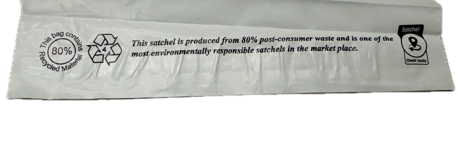 Enviro Recycled Courier Satchels Poly Mailer Bag Accredited Self Sealing Shipping - 5kg (510x435x50mm)