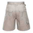HUSKI Mens Cargo Shorts Work Casual Workwear - Bone