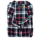 Mens Plus Size Flannelette Pyjamas 100% Cotton PJs Set Top Pants in Red Check