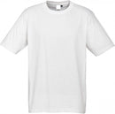 Mens Plain 100% Cotton T-Shirt Basic Blank Casual Short Sleeve Tee Top in White