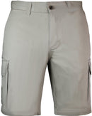 Mens Cargo Shorts 100% Cotton Casual Work Wear Half Pants Summer Army Military - Fawn